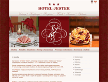 Tablet Screenshot of hotel-jester.com